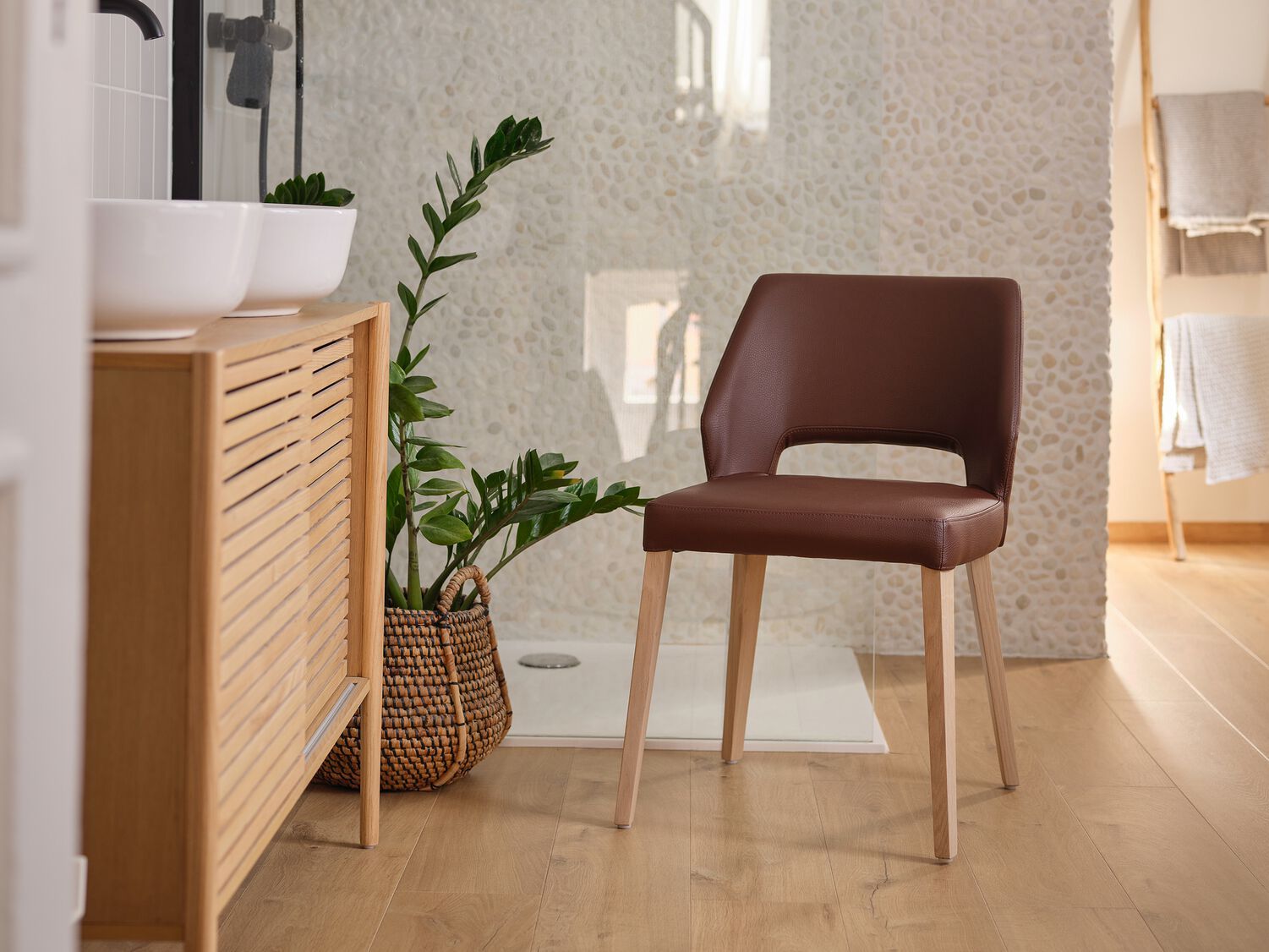 Мягкий тканевый стул с подлокотниками Mobitec Lena ARCH-00109872 - Вид №6