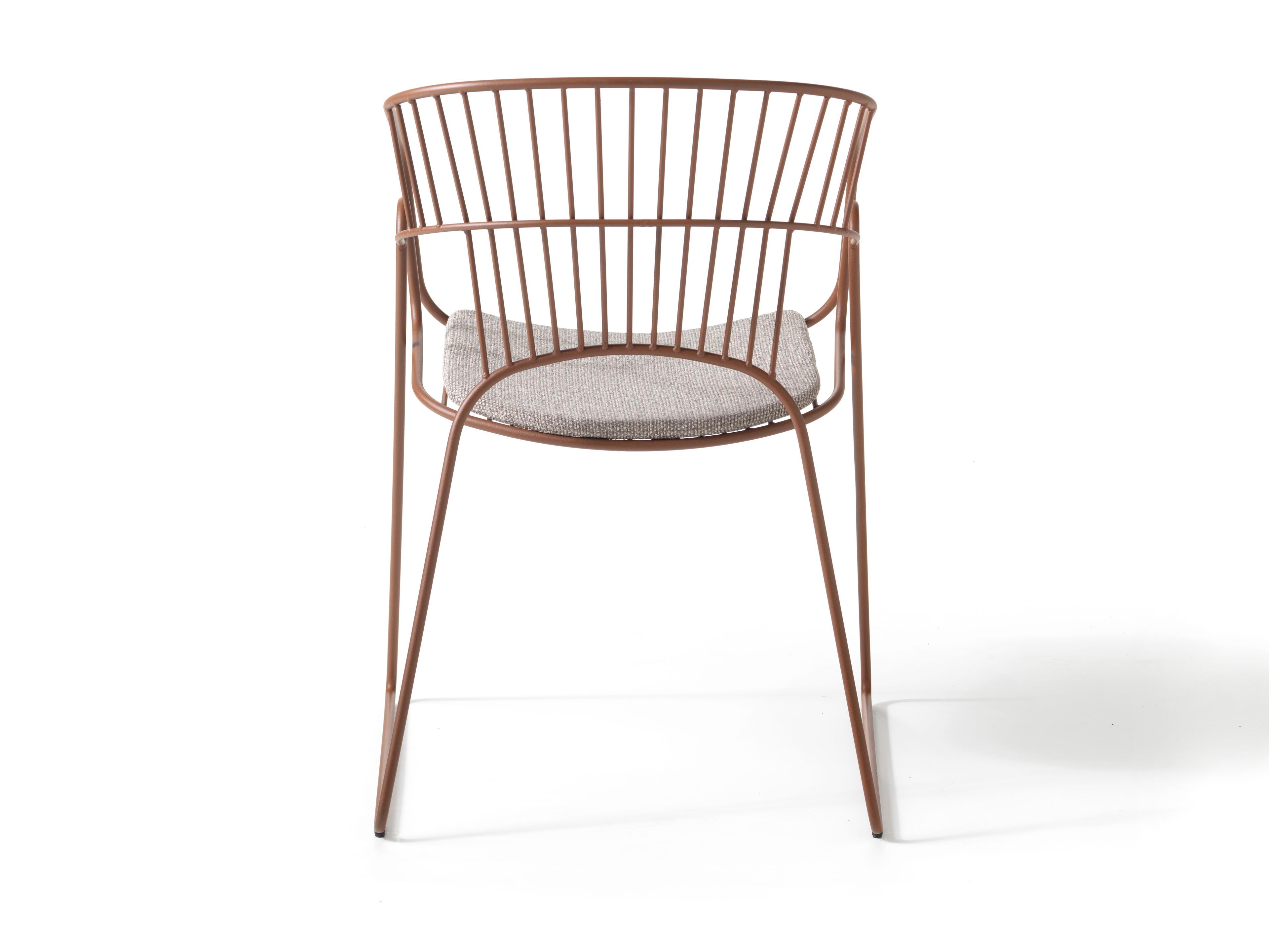 Стальной стул с подушкой сиденья SITIA JAPAN ARCH-00051016 - Вид №3