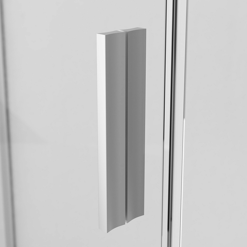 W90G-405-090MT Душевое ограждение 5-corner Pivot 90x90 стекло прозрачное профиль матовый хром AM.PM Gem - Вид №2