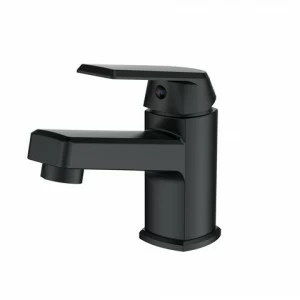 OneLife by Orange P02-021b однозахватный полимерный смеситель для раковины, цвет черный Никель