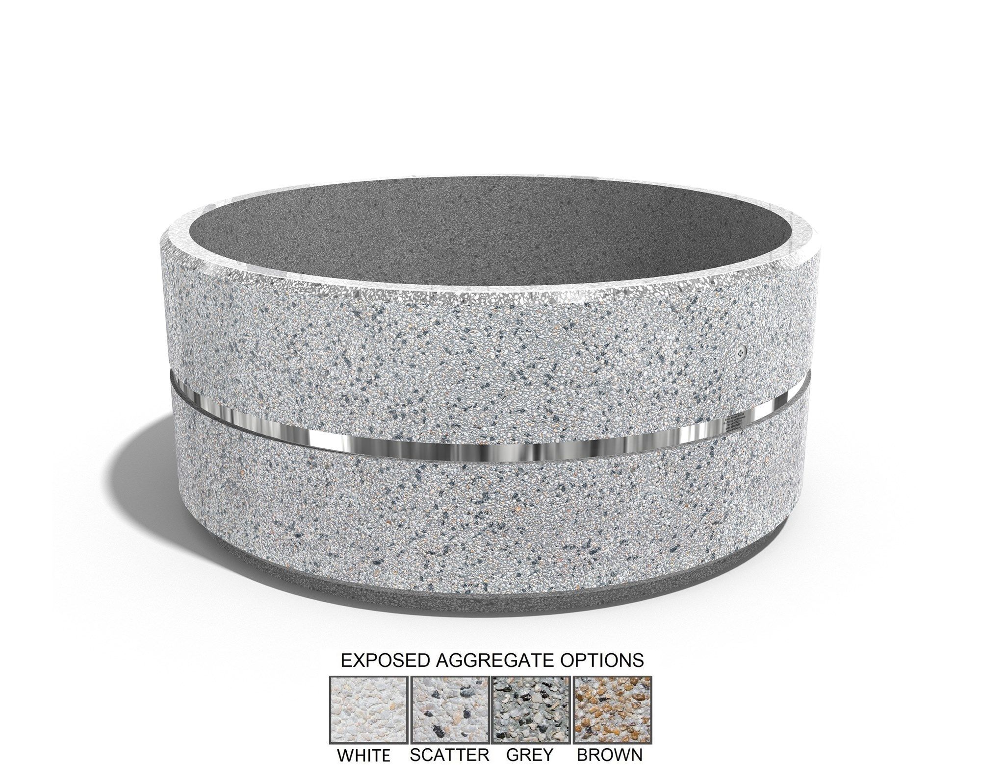 Круглый бетонный плантатор ENCHO ENCHEV - ETE 95 ARCH-00043191 - Вид №2