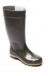 5031284 Сапоги ПВХ Комфорт с металлическим подноском арт. ПС-15 МП оливковые  Резиновая (ПВХ, ЭВА) обувь  размер 41