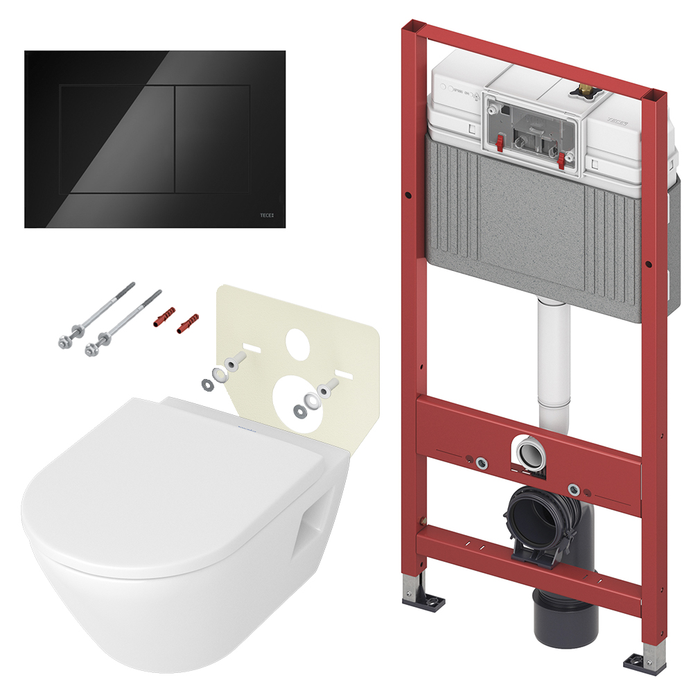 K440403.WCD Комплекты из инсталляций, панелей смыва и унитазов Duravit D-Neo Tece 