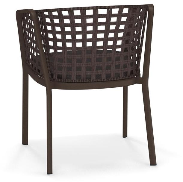 emu Кресло из алюминия и квадратной плетеной веревки Carousel 1213 - Вид №1