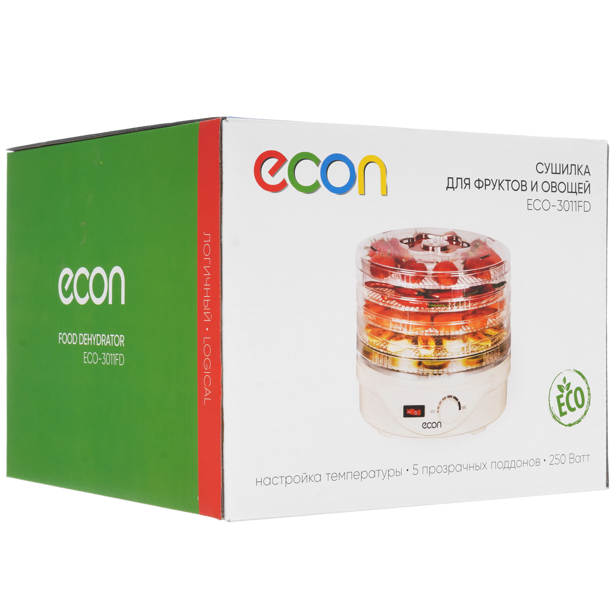 5353559 Сушилка для овощей и фруктов ECON ECO-3011FD бежевый STDN-0051924 - Вид №8