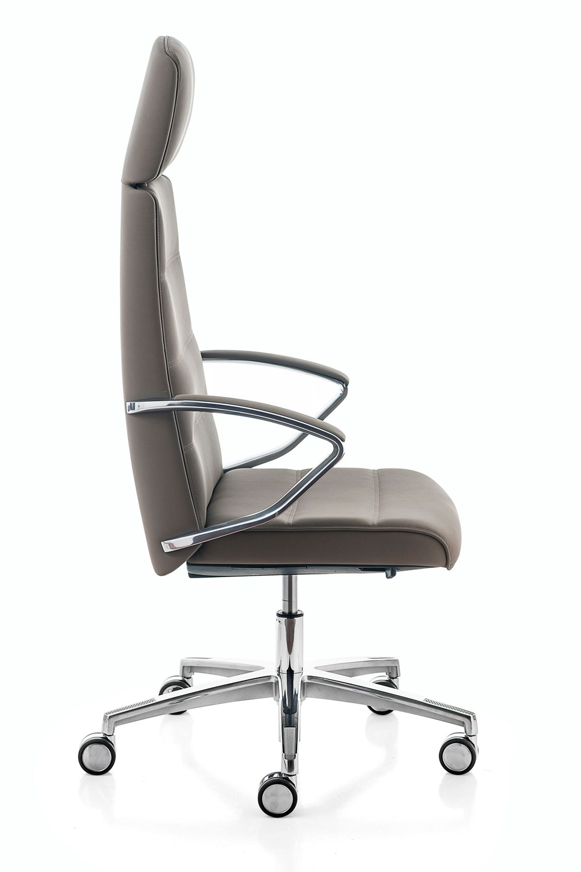 Кожаное вращающееся офисное кресло с высокой спинкой Kastel Klivia ARCH-00143478 - Вид №3