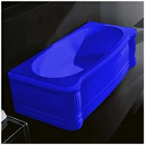 Ванна Gruppo treesse New Classic VTL-V6771-DX-SI синяя прямоугольная правая