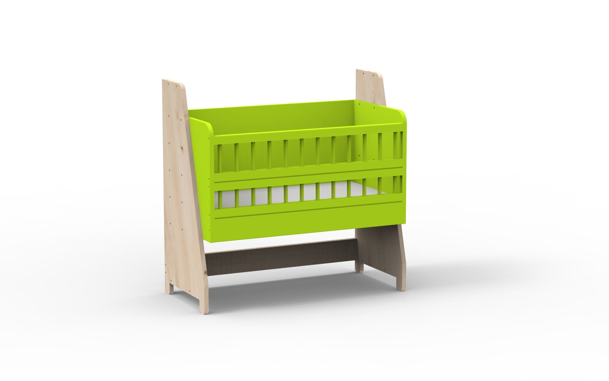 Лакированная деревянная кровать для сна Mathy by Bols ASYMETRY ARCH-00052185 - Вид №65