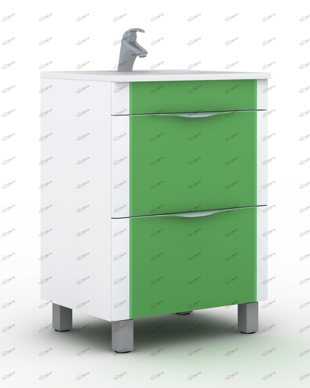 Тумба Laura-600 красный600⨉460⨉830 мм красный Santreyd sun-id-664488