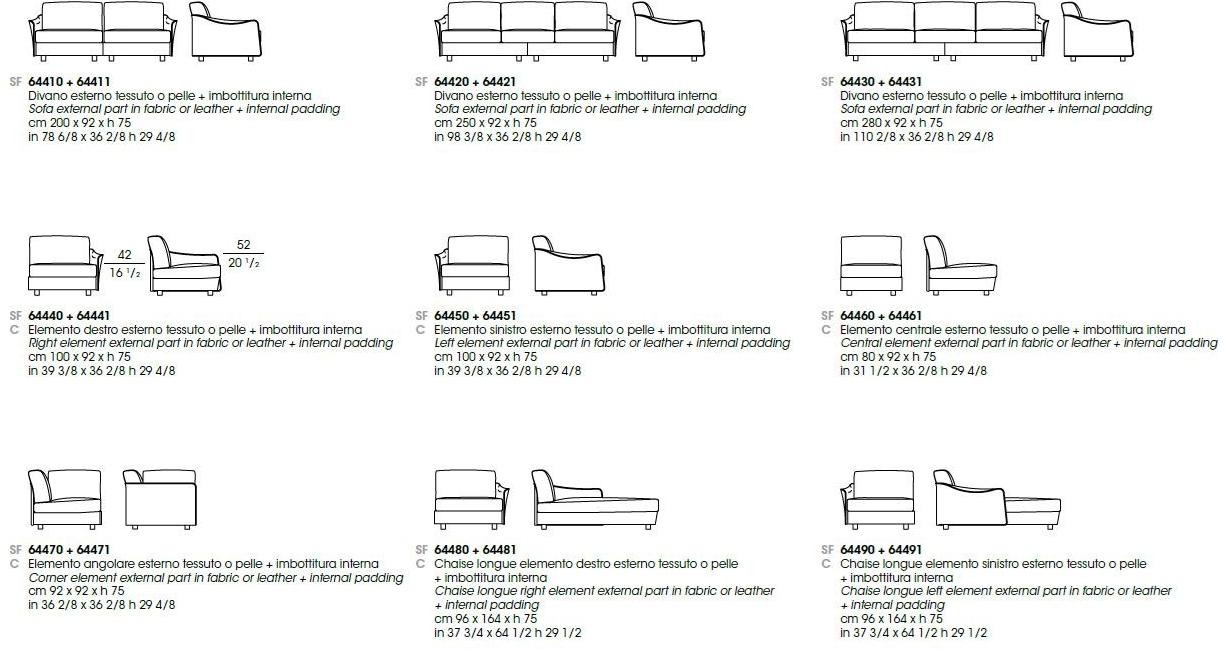 Giorgetti Модульный тканевый диван Fabula sun-id-1370964 - Вид №4