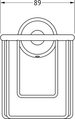 Viz 051 Держатель для освежителя FBS Чехия Vizovice - Вид №1