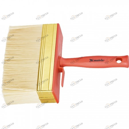 Кисть-макловица 140х40мм искусственная щетина с пластмассовой ручкой MATRIX 12414