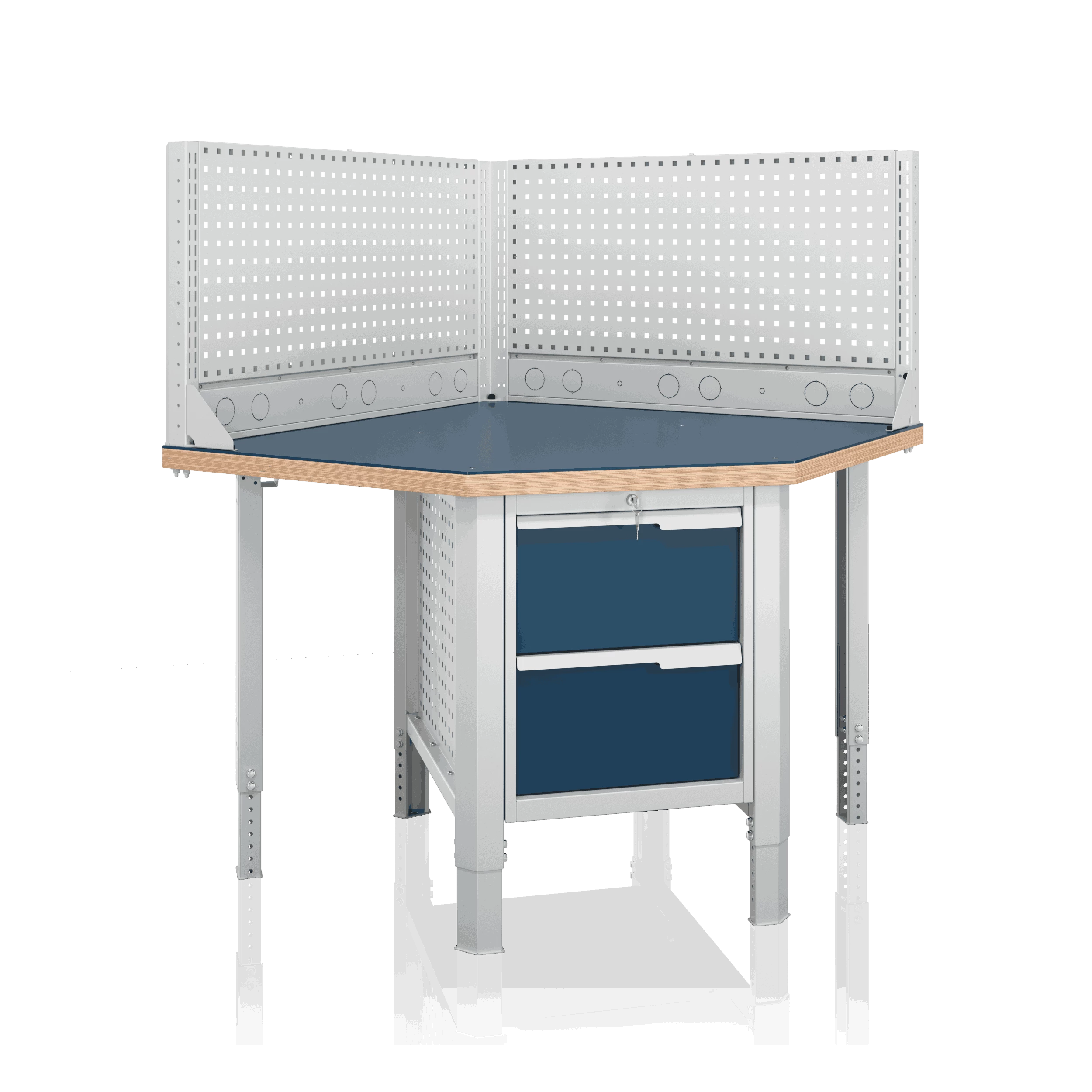 Верстак (угловой) CTR U532.S2.1-1R Верстакофф 124788