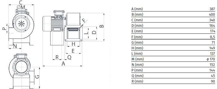 Vortice Центробежный аспиратор Vorticent c e 30330 - Вид №4
