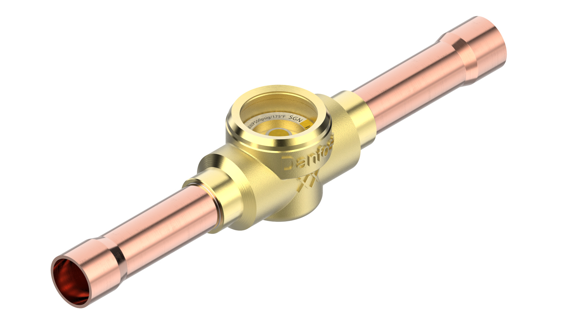 Danfoss SGN — Смотровые стекла с индикатором влажности SGN 6 Смотровое стекло 014-0181  - Вид №10