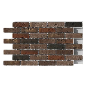Термопанель White Hills Лондон брик 652x1140 мм кофейный 0.645 м²