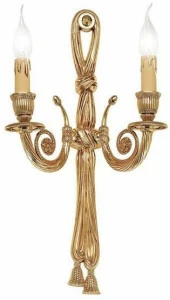 Possoni Illuminazione Французский золотой настенный светильник  382/a2