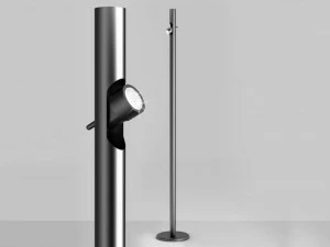 Martinelli Luce Регулируемый светодиодный торшер прямого света из алюминия Calabrone 2293/4