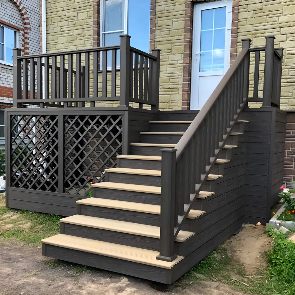 Santreyd Прямое крепление для балясин венге 55×55×30 мм 89361152 STLM-1396427 - Вид №1