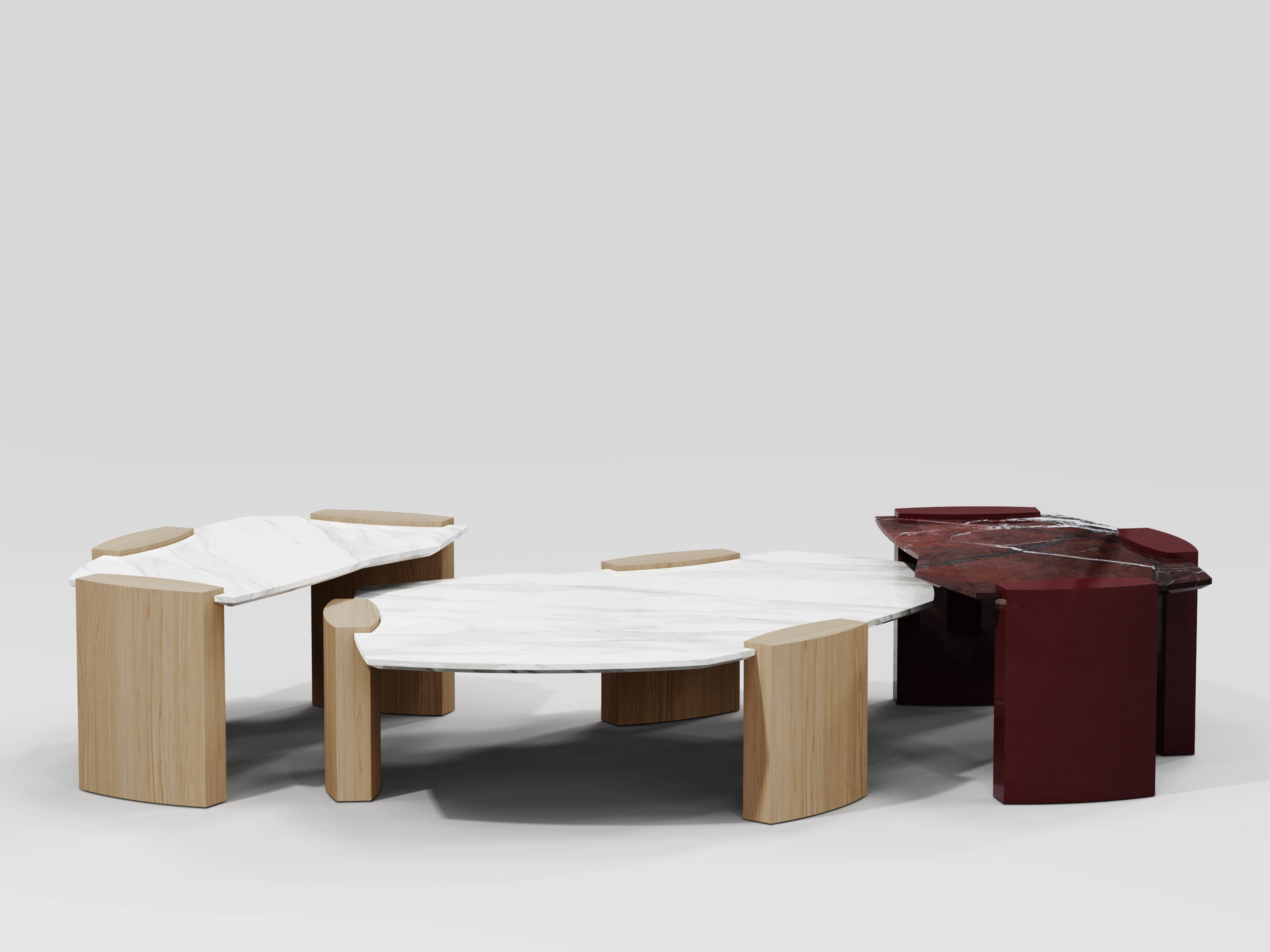 Низкий мраморный журнальный столик Secolo KORA X ARCH-00119517 - Вид №2