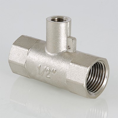 VTr.250.N.0004 Тройник для подключения датчика температуры Valtec 1/2" х M10 х 1/2"  - Вид №5