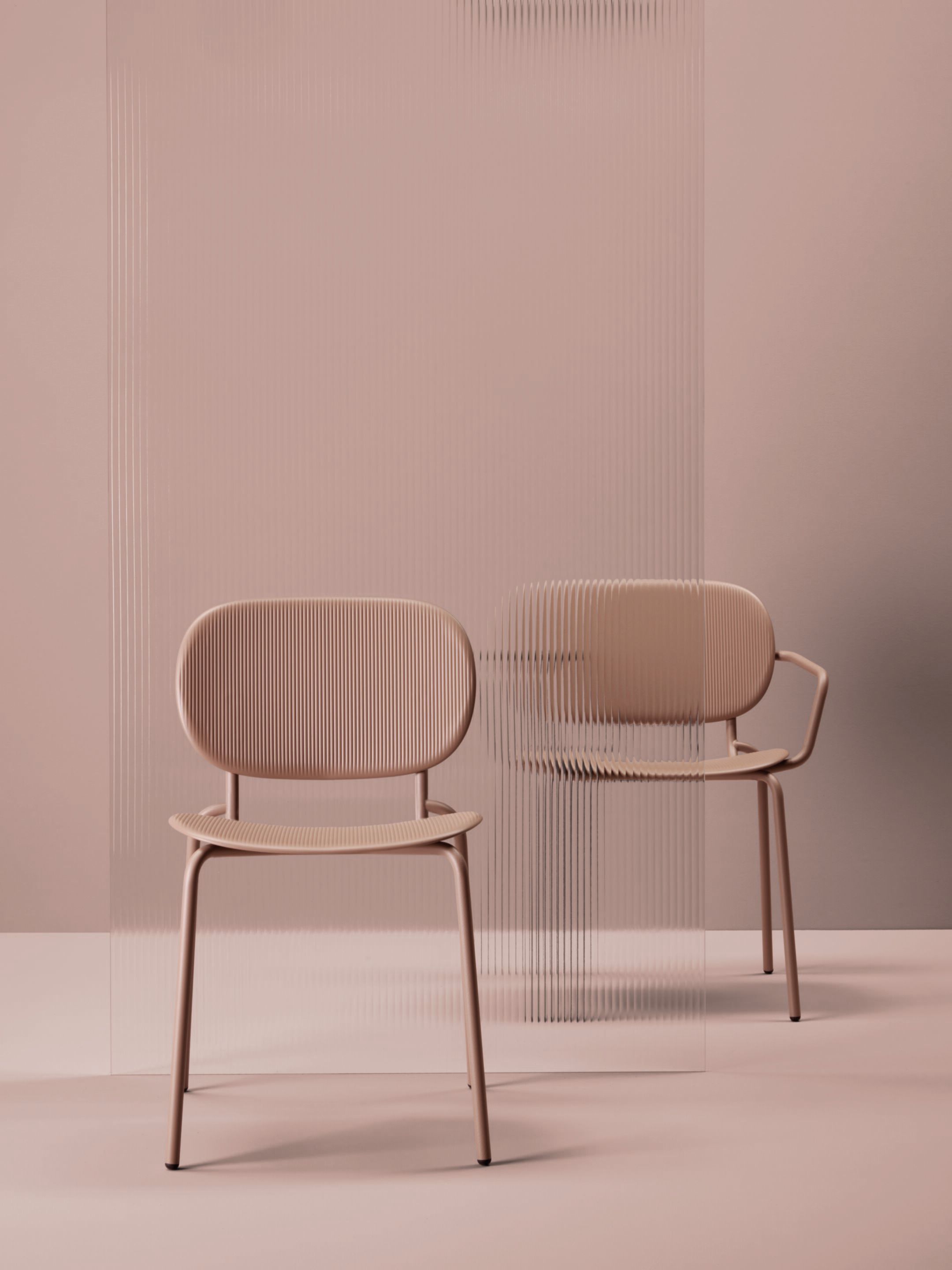 Восстановленный стул инженерного пластика со стальной рамой S-CAB Si-Si ARCH-00032605 - Вид №10