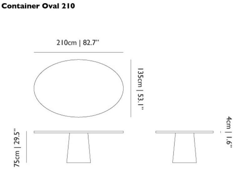 moooi Овальный деревянный стол Container sun-id-1510907 - Вид №2