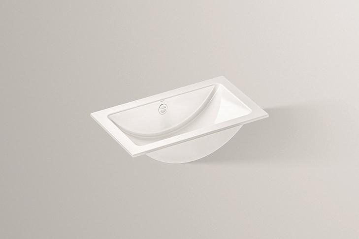 2201000000 Встраиваемая раковина, eb.r585, белая, proshield Alape серия R 