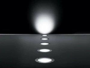 SIMES Напольный светильник ступеньки из литого под давлением алюминия Ring/flat