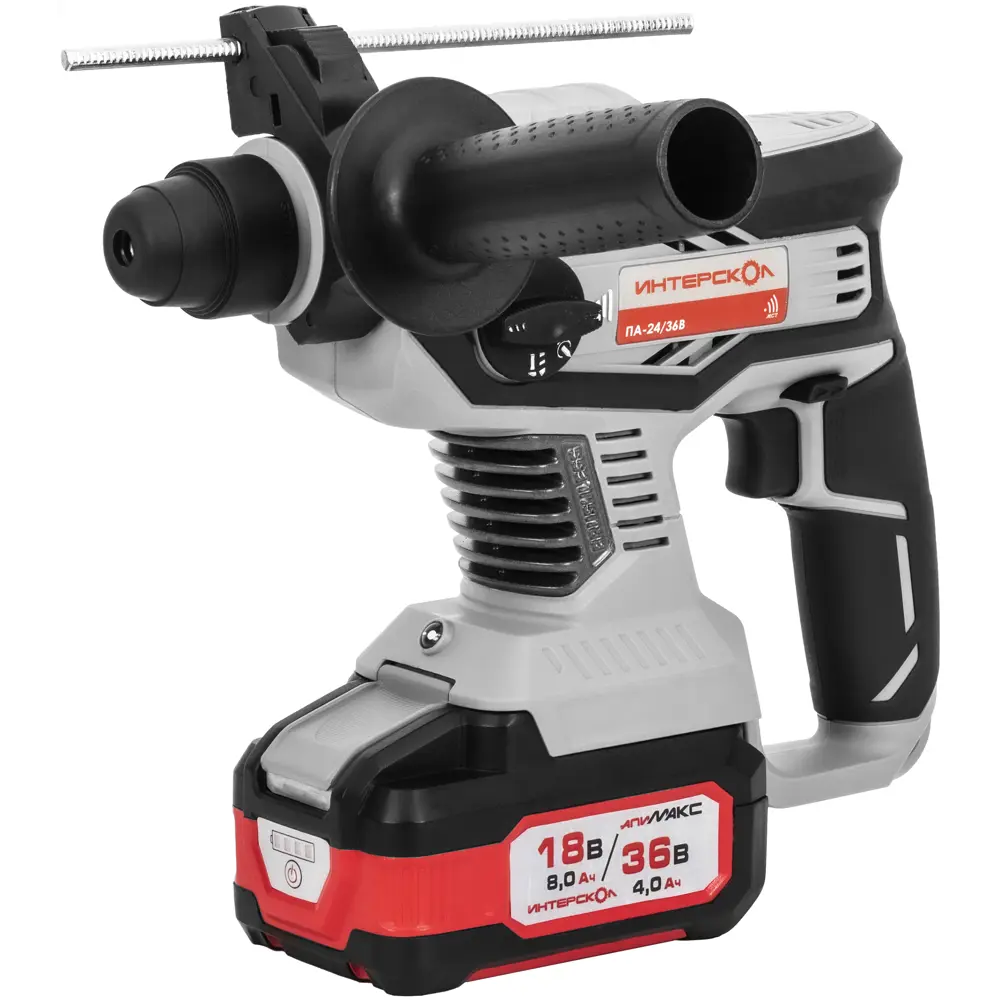 Аккумуляторный перфоратор Интерскол ПА24/36В с двумя батареями 89373626 STLM-0844482 - Вид №1
