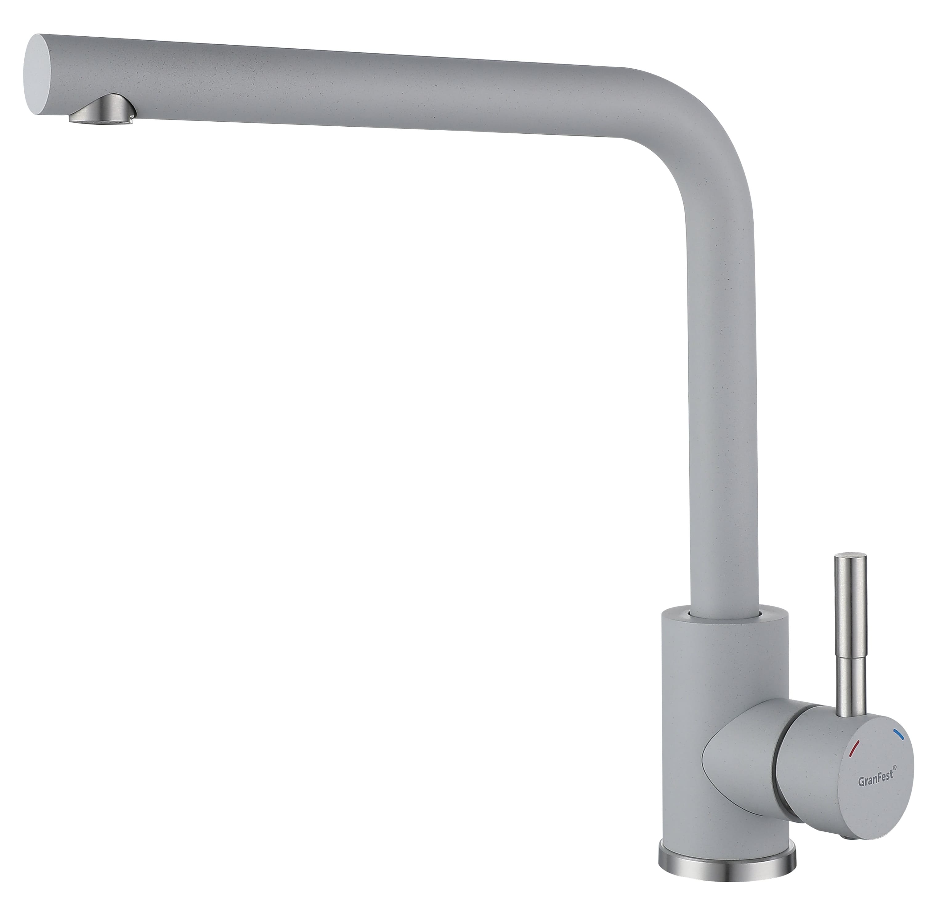 Кухонный смеситель Z-5411 серый GranFest QUARZ