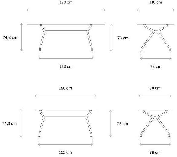 Wagner Прямоугольный стол W-table sun-id-1348682 - Вид №2