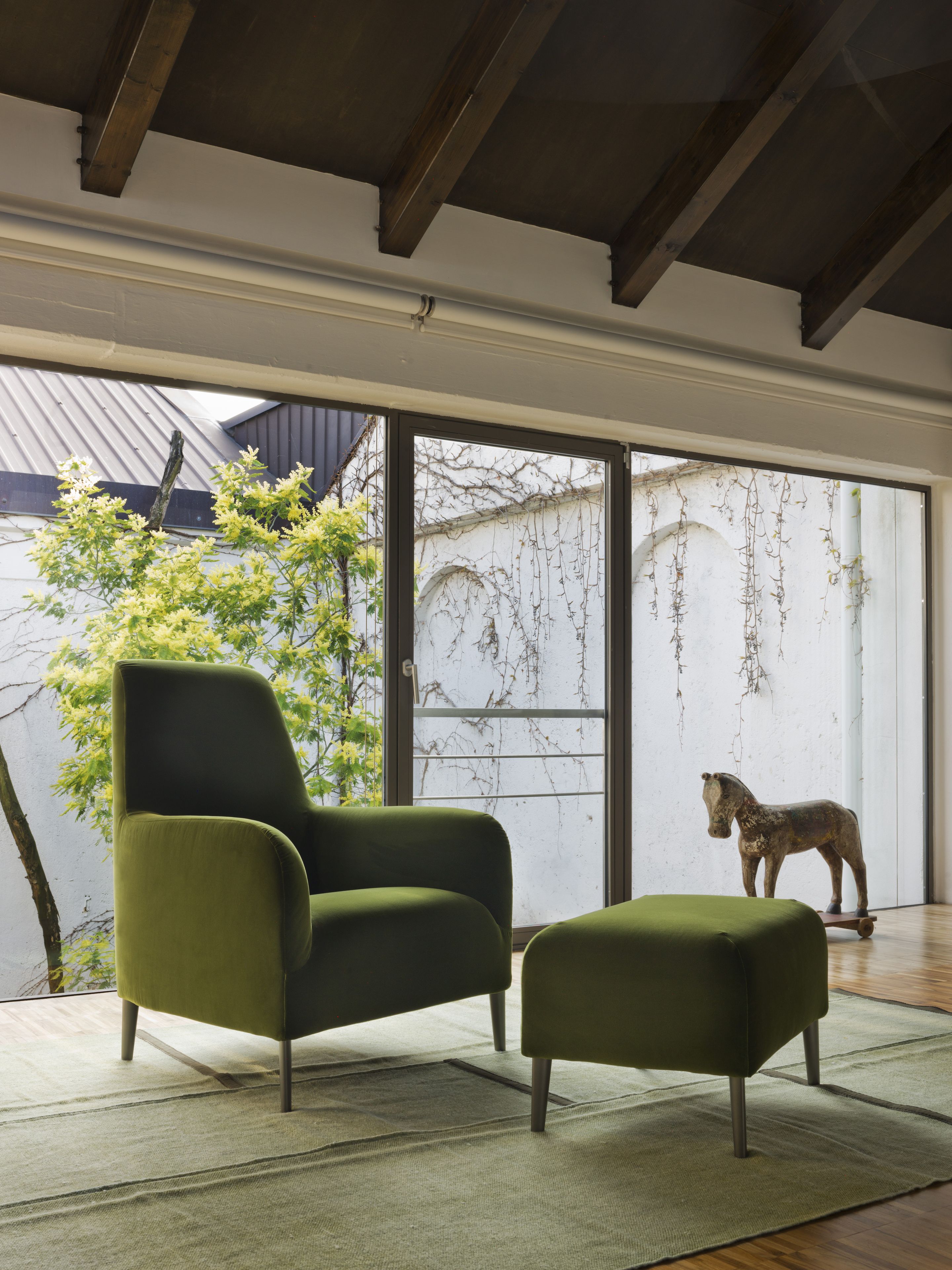 Съемный пуф из ткани Verzelloni Divanitas ARCH-00127697 - Вид №3