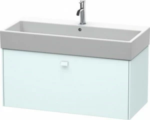 BR405600909 Тумбочка подвесная Brioso #BR4056 984 x 459 мм Светло-голубой матовый декор