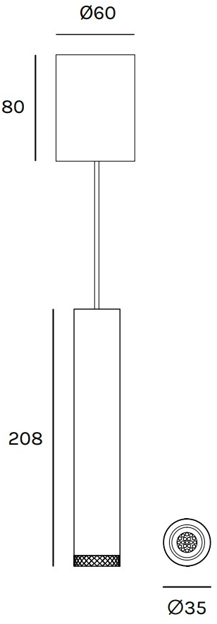 Olev Светодиодный подвесной светильник из алюминия Beam sun-id-1503200 - Вид №8