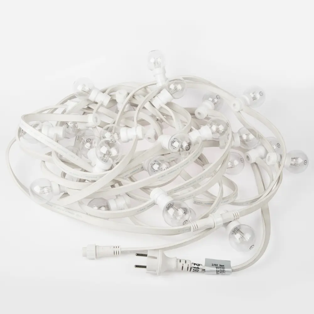 Гирлянда белт-лайт из лампочек Neon-Night Belt Light 10 м 30 ламп цвет белый 86263769 STLM-2156070 Santreyd  - Вид №1