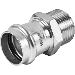 Муфта переходная Rommer 1"x28 мм ВПр-НР нержавеющая сталь