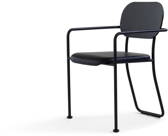 Blå Station Мягкое кожаное кресло с подлокотниками Åhus Bla Station sun-id-1485221 - Вид №12