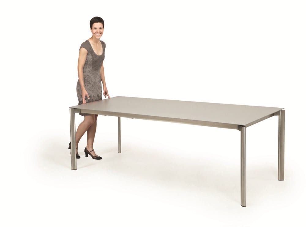 Выдвижной прямоугольный садовый стол FISCHER MÖBEL качели ARCH-00019352 - Вид №5