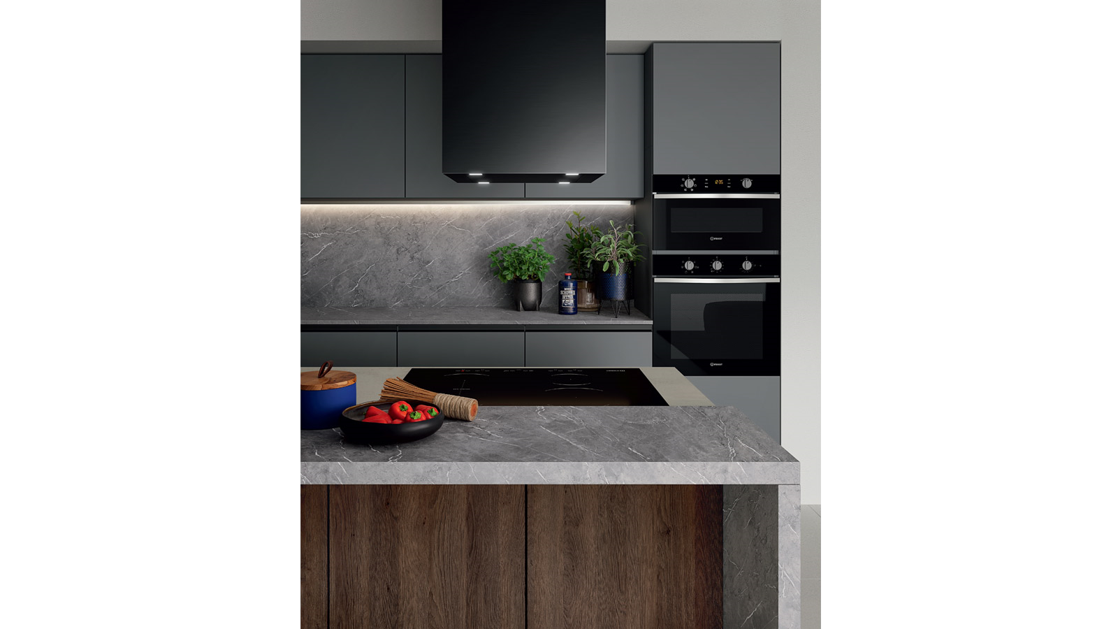 Easy 002  Кухонный гарнитур Ar-Due Colore matt  - Вид №2