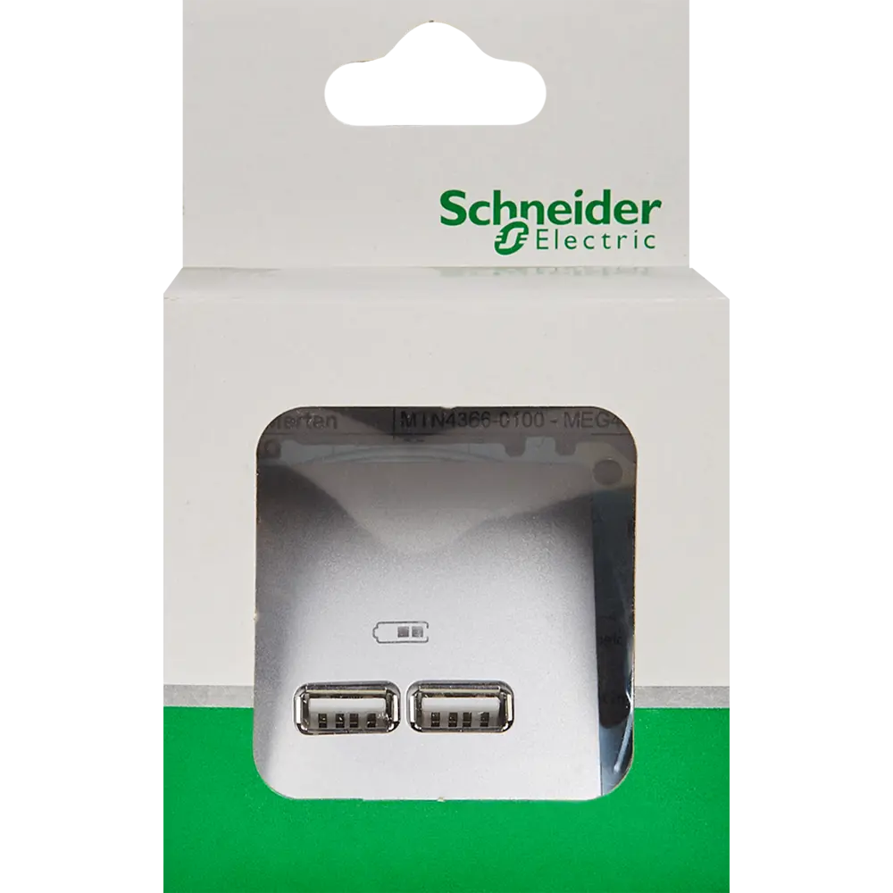 Розетка USB встраиваемая Systeme Electric Sedna, цвет алюминий 82677562 STLM-2094467 - Вид №5