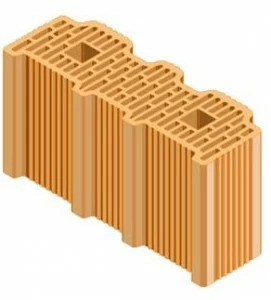 T2D Кирпичный блок Ecopor® ssc 735