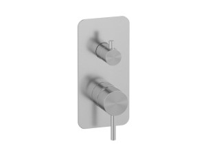 Смеситель для душа с 2 отверстиями из нержавеющей стали с переключателем