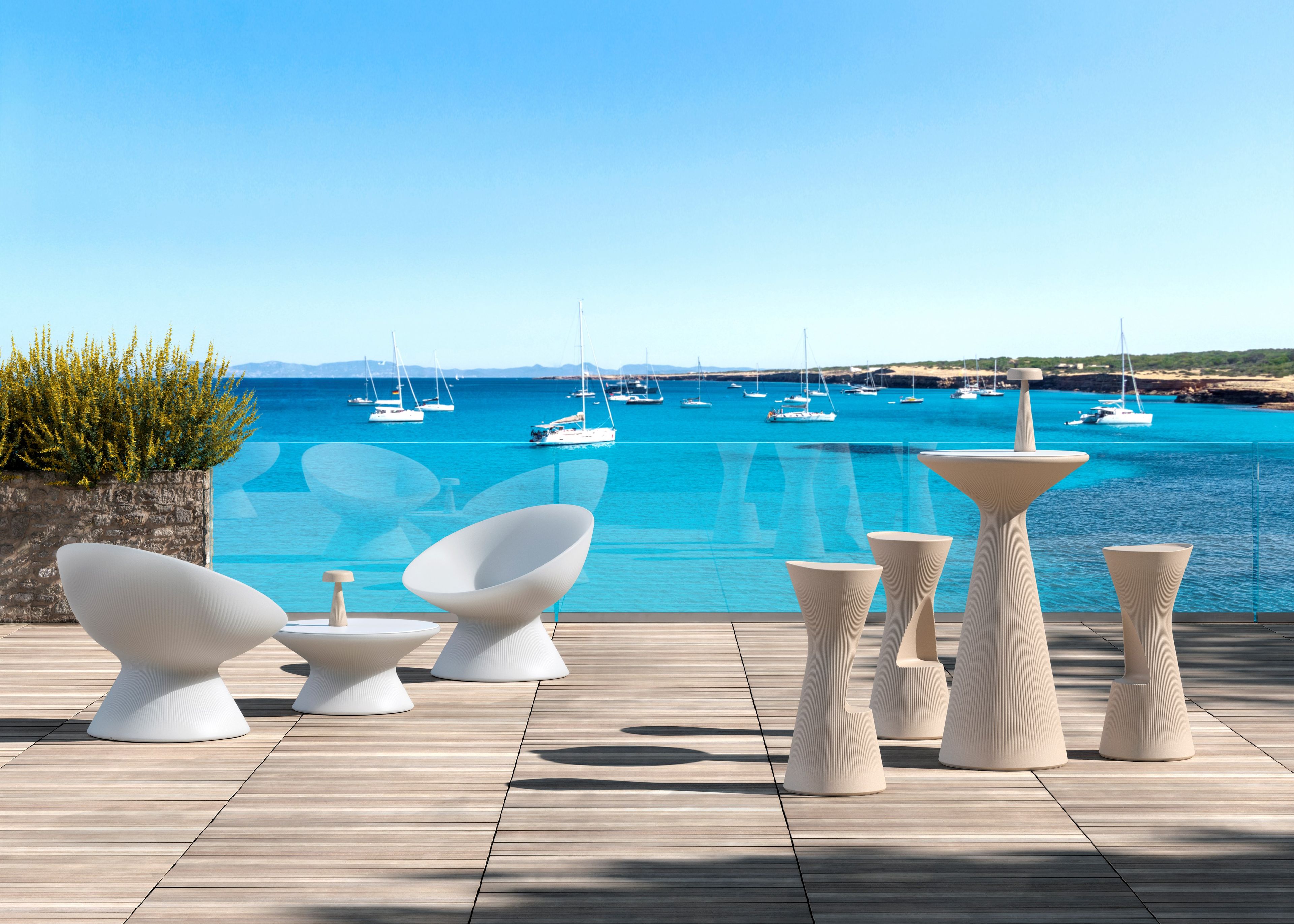 Круглый стол из полиэтилена PLUST Fade ARCH-00022756 - Вид №14