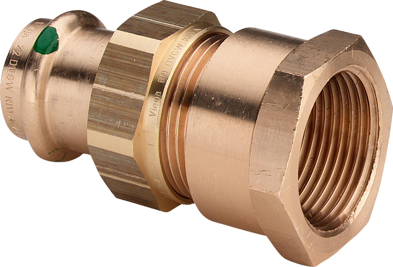 Viega Соединительный элемент резьбовой разъемный Sanpress 2262 (133900) 133 900