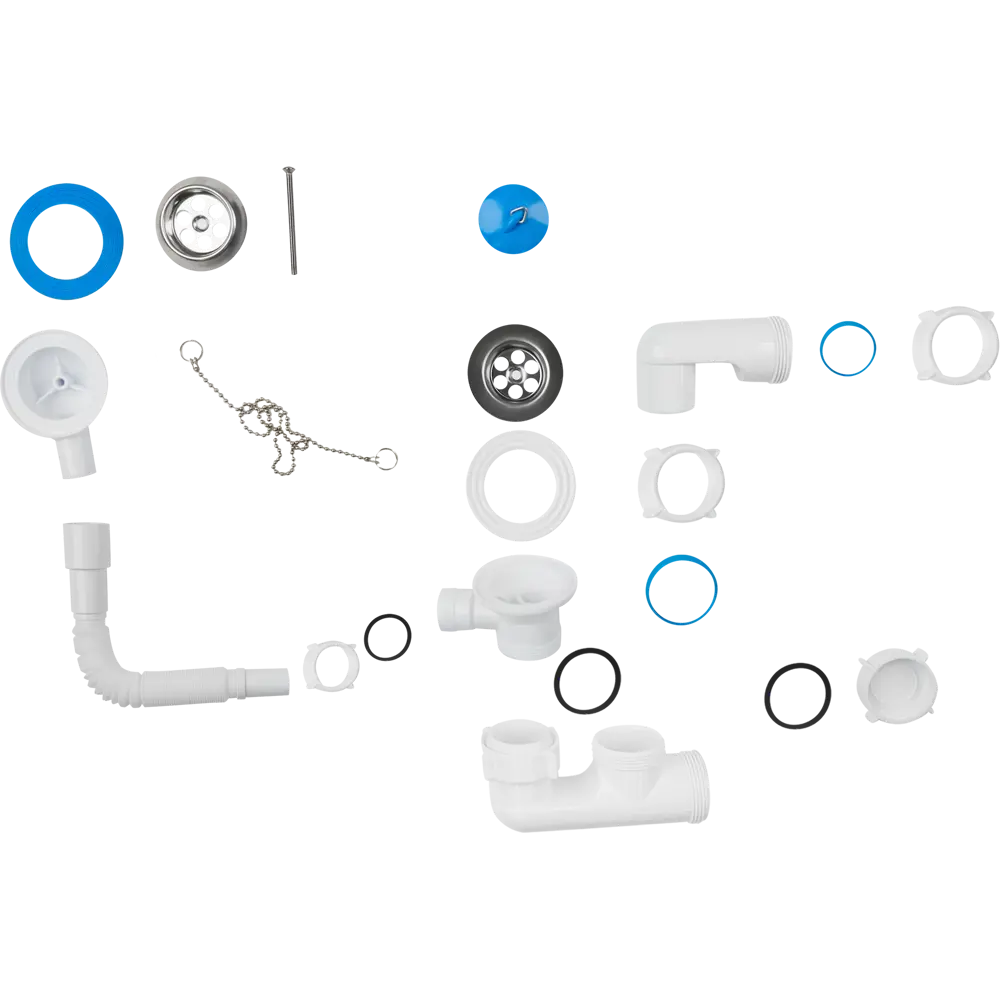 Сифон для ванны АНИ Пласт с системой слива-перелива 84660199 STLM-0053548 - Вид №3