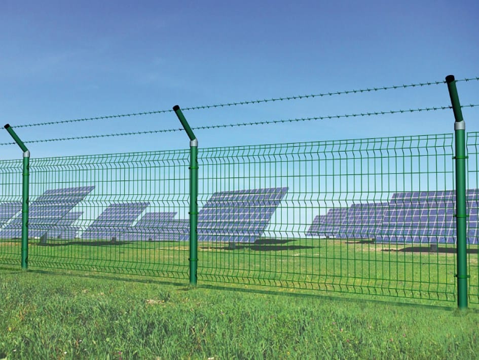 Изогнутые столбы для безопасности Ferro Bulloni колючая проволока, изогнутые столбы и концертина ARCH-00031496 - Вид №1