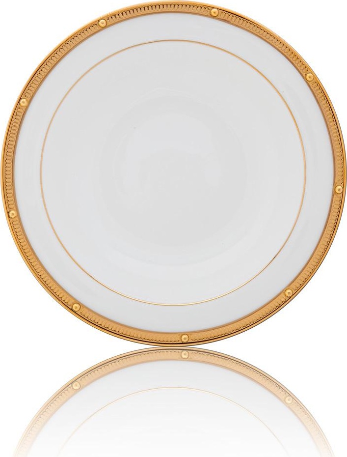 32199 Noritake Чаша для десерта Noritake "Рочель,золотой кант" 16см Фарфор костяной 