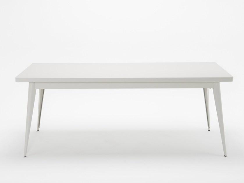 Tolix Прямоугольный стол из лакированной стали 55 sun-id-1380399 - Вид №3