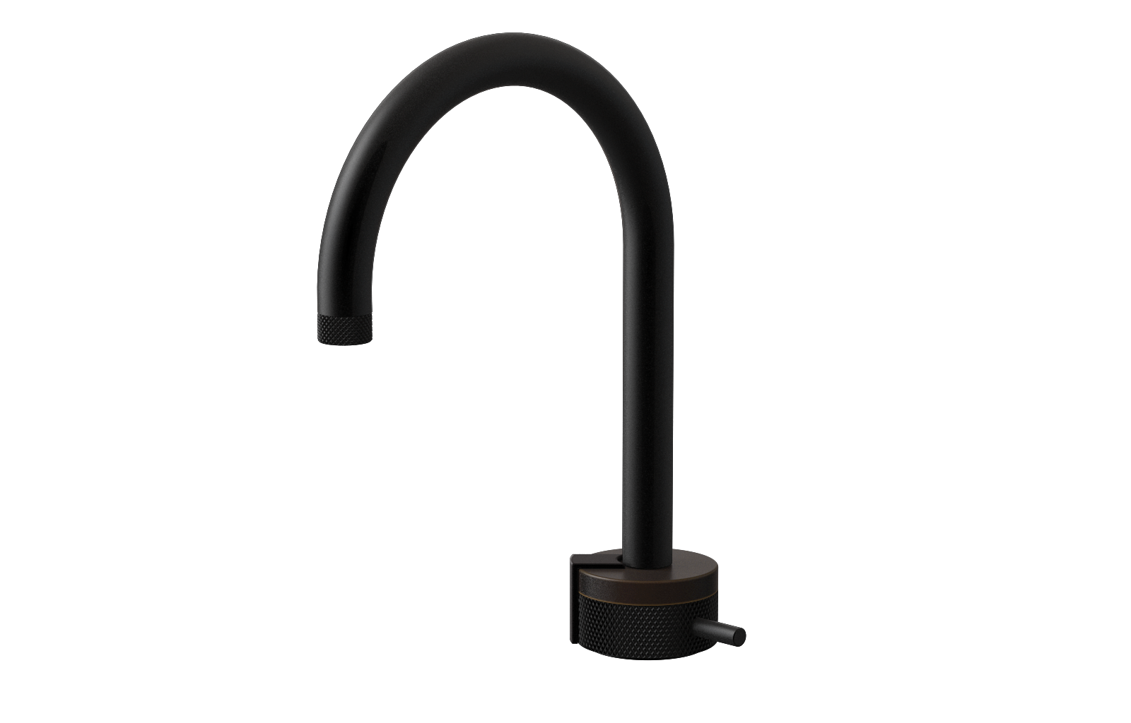 E-11502-R1OB-L2BK-MBK Однорычажный прогрессивный смеситель для раковины - излив 16см GRAFF MOD+